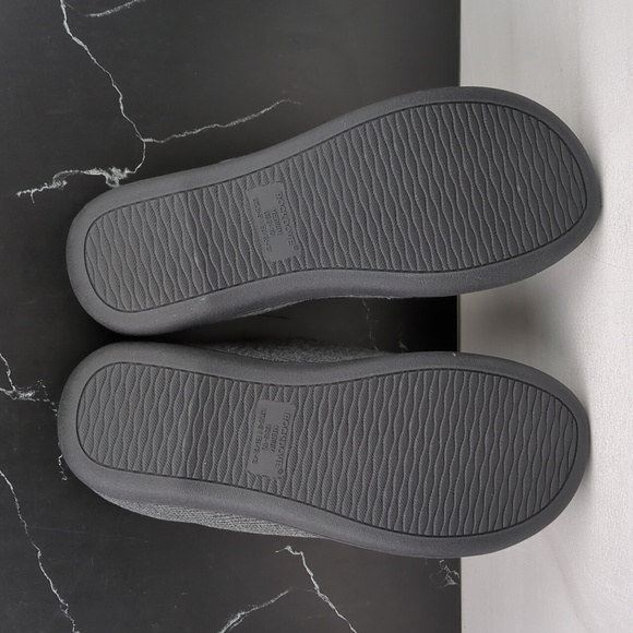 RockDove Men's Original Two-Tone Memory Foam Slipper Dark Gray/Blue sz 9-10(M) - Picture 9 of 10